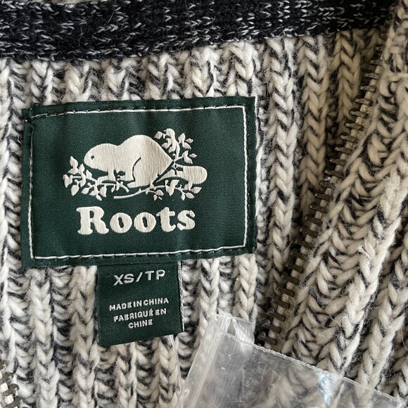 NWT Men's Roots Snowy Fox Zip Cardigan Sweater Jacket-Size Small - Picture 3 of 16